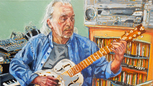 Musician artworks on show in British Blues Exhibition at Barbican Music Library