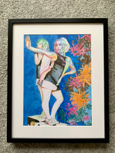 Load image into Gallery viewer, All or nothing experience drawing by Stella Tooth artist in frame
