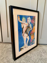 Load image into Gallery viewer, All or nothing experience drawing by Stella Tooth artist side view