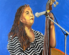 Load image into Gallery viewer, Arcadian Strings acrylic on canvas by Stella Tooth close up