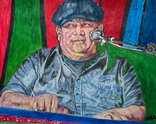 Load image into Gallery viewer, Ben Waters mixed media artwork by Stella Tooth