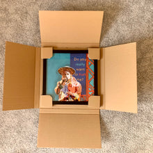 Load image into Gallery viewer, Boy George digital painting by Stella Tooth music-inspired artist packaged