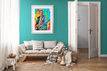 Load image into Gallery viewer, Keith Richards by Stella Tooth in room setting