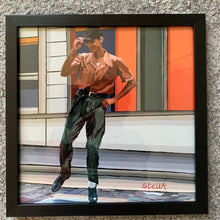 Load image into Gallery viewer, Tap dancer Paris digital painting by Stella Tooth framed

