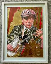 Load image into Gallery viewer, Thomas Spats Langham Bob Kerr's Whoopee Band by Stella Tooth artist in frame
