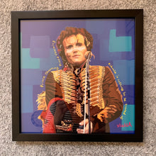 Load image into Gallery viewer, Digital painting of Adam Ant framed by Stella Tooth artist
