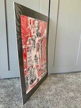 Load image into Gallery viewer, Arrogance vs conviction the tightrope original art by Stella Tooth artist side