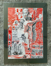 Load image into Gallery viewer, Arrogance vs conviction the tightrope original mixed media mounted artwork by Stella Tooth artist
