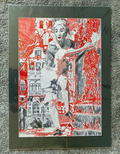 Load image into Gallery viewer, Arrogance vs conviction the tightrope original mixed media mounted artwork by Stella Tooth artist