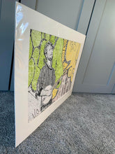 Load image into Gallery viewer, Banjo Player Jimmy Grayburn Pencil on Paper Artwork by Stella Tooth Artist Side