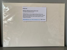 Load image into Gallery viewer, Fine art print reproduction of Stella Tooth's original mixed media on paper artwork of Richard White and Malcolm Sked of Bob Kerr's Whoopee Band Back view