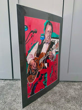 Load image into Gallery viewer, Bobby Cochran at the Half Moon Putney by Stella Tooth Mixed Media Art Side