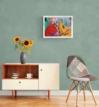 Load image into Gallery viewer, Just Busking mixed media artwork by Stella Tooth