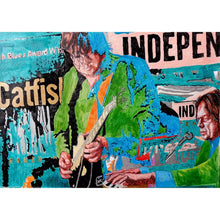 Load image into Gallery viewer, Catfish at the Half Moon Putney Mixed Media on Paper by Stella Tooth Artist