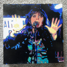 Load image into Gallery viewer, Cloudbusting Kate Bush tribute oil on cradled gesso panel by Stella Tooth