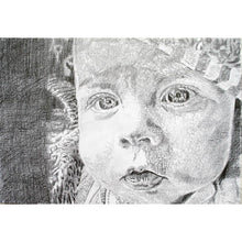 Load image into Gallery viewer, Daisy pencil on paper artwork by Stella Tooth Artist