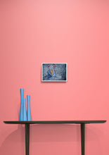 Load image into Gallery viewer, Fine art print reproduction of Daisy and other flowers original drawing by Stella Tooth artist Room view