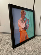 Load image into Gallery viewer, David Bowie digital painting by Stella Tooth artist inspired by photo by Sol N'jie side view