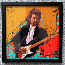 Load image into Gallery viewer, Digital painting of George Harrison by Stella Tooth music artist in frame
