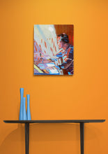 Load image into Gallery viewer, Dom Beken Saucerful of Secrets pencil on paper by Stella Tooth artist