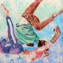 Load image into Gallery viewer, Duet pencil on cradled gesso panel by Stella Tooth artist