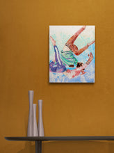 Load image into Gallery viewer, Duet by Stella Tooth original drawing on cradled gesso panel