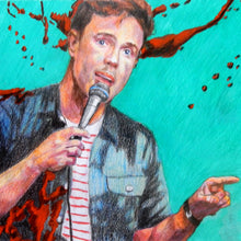 Load image into Gallery viewer, Ed Gamble pencil on paper by Stella Tooth artist