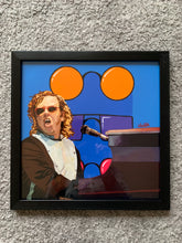 Load image into Gallery viewer, Elton John digital painting by Stella Tooth artist framed