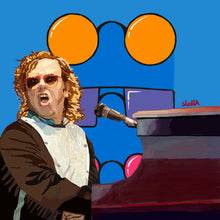 Load image into Gallery viewer, Elton John digital painting by Stella Tooth artist
