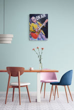 Load image into Gallery viewer, Elvis Costello by Stella Tooth mixed media on paper