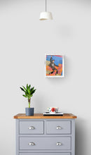 Load image into Gallery viewer, Jailhouse Rock oil on canvas painting of singer Elvis Presley by Stella Tooth