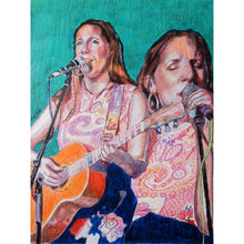 Load image into Gallery viewer, Martha Tilston mixed media on paper artwork by Stella Tooth