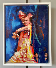 Load image into Gallery viewer, Flamenco dancer oil on canvas by Stella Tooth London artist
