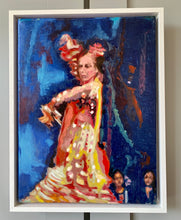 Load image into Gallery viewer, Flamenco dancer oil on canvas by Stella Tooth London artist