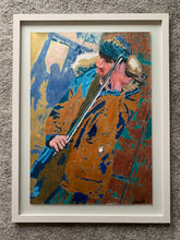 Load image into Gallery viewer, Busker Florence drawing on paper by Stella Tooth artist