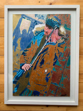Load image into Gallery viewer, Busker Florence drawing on paper by Stella Tooth artist