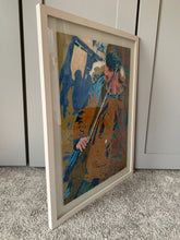 Load image into Gallery viewer, Busker Florence drawing on paper by Stella Tooth artist