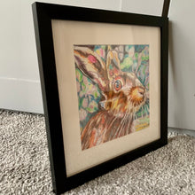 Load image into Gallery viewer, Henrietta hare pencil on paper by Stella Tooth animal artist side view