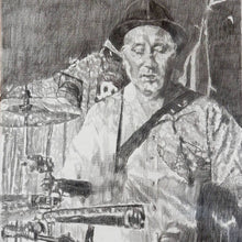 Load image into Gallery viewer, Jah Wobble at the Half Moon Putney by Stella Tooth Detail