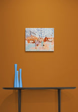 Load image into Gallery viewer, Jonathan Last and Manuele d’Aquino street performer acrobats South Bank London original drawing artwork by Stella Tooth