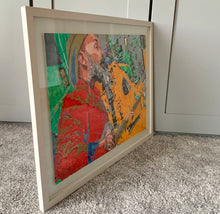 Load image into Gallery viewer, Just Busking mixed media artwork by Stella Tooth