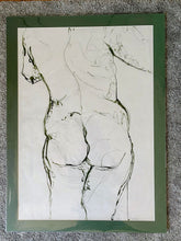 Load image into Gallery viewer, Life Drawing Ink by Stella Tooth in Mount

