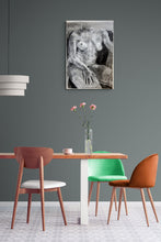 Load image into Gallery viewer, Vasiliki life drawing by Stella Tooth artist room view