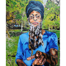 Load image into Gallery viewer, Mr Chill oil on canvas artwork by Stella Tooth