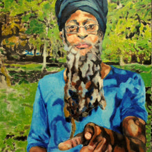 Load image into Gallery viewer, Mr Chill oil on canvas artwork by Stella Tooth