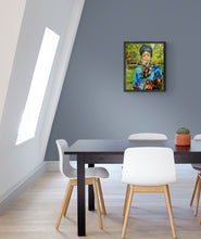 Load image into Gallery viewer, Mr Chill oil on canvas artwork by Stella Tooth