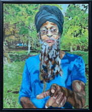 Load image into Gallery viewer, Mr Chill oil on canvas artwork by Stella Tooth