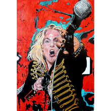 Load image into Gallery viewer, Never the bride Nikki Lamborn mixed media on paper by Stella Tooth