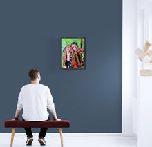 Load image into Gallery viewer, Never the Bride's Catherine 'Been' Feeney and Yoyo Buys by Stella Tooth rock and roll art