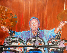 Load image into Gallery viewer, Nick Mason and his saucerful of secrets Fine Art Greetings Card 3 pack